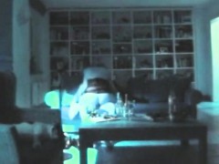 Mom with a colleague caught on spy camera