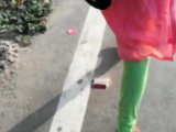 cum on hot pink salwar girl