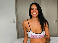 Tattooed Latina Riding Agent S Big Cock In Casting